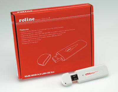RWUSB-54, cl  W-LAN USB 54 Mbps, ROLINE